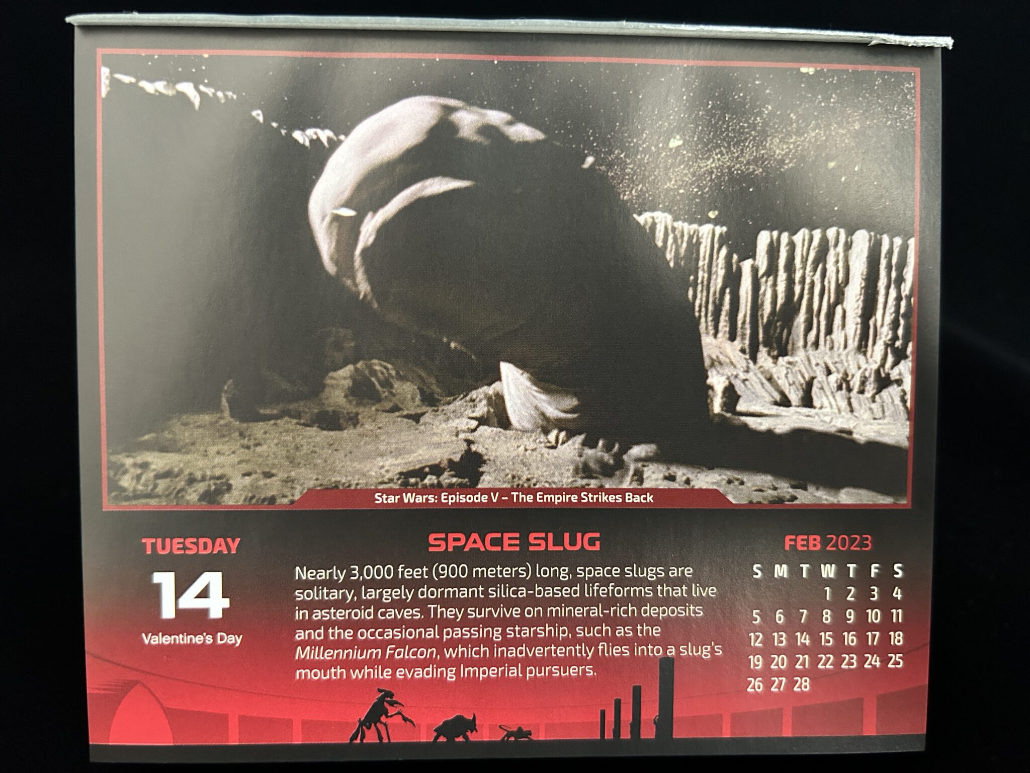 宇宙ナメクジ　Calendar 2023-02-14
