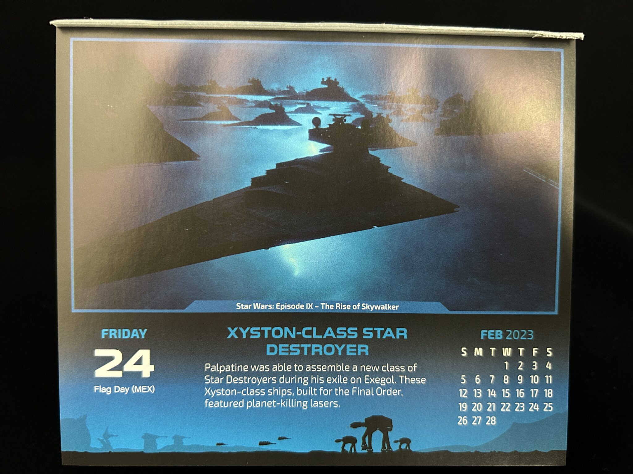 ジストン級スター・デストロイヤー　Calendar 2023-02-24