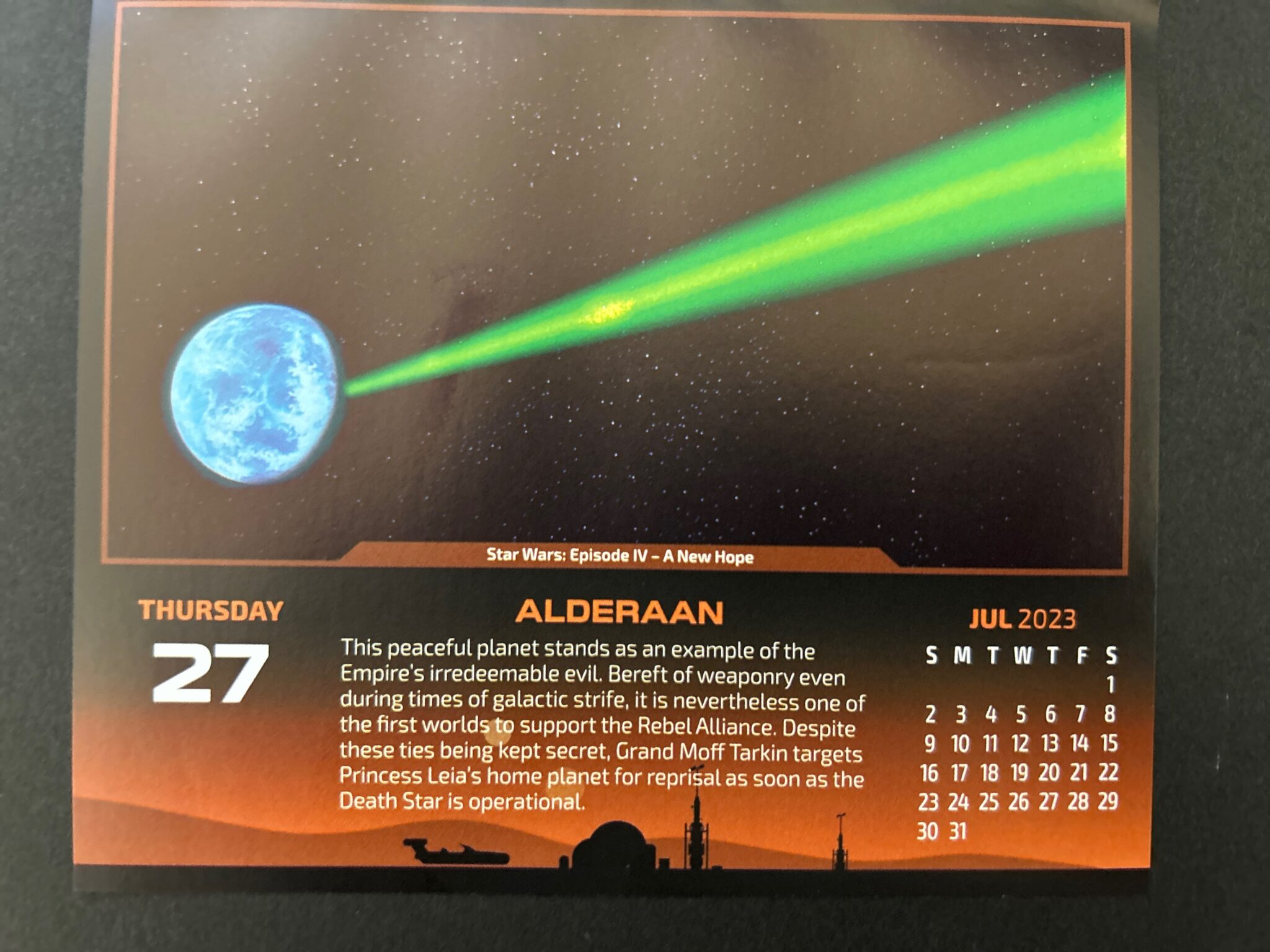 オルデラン　Calendar 2023-07-27