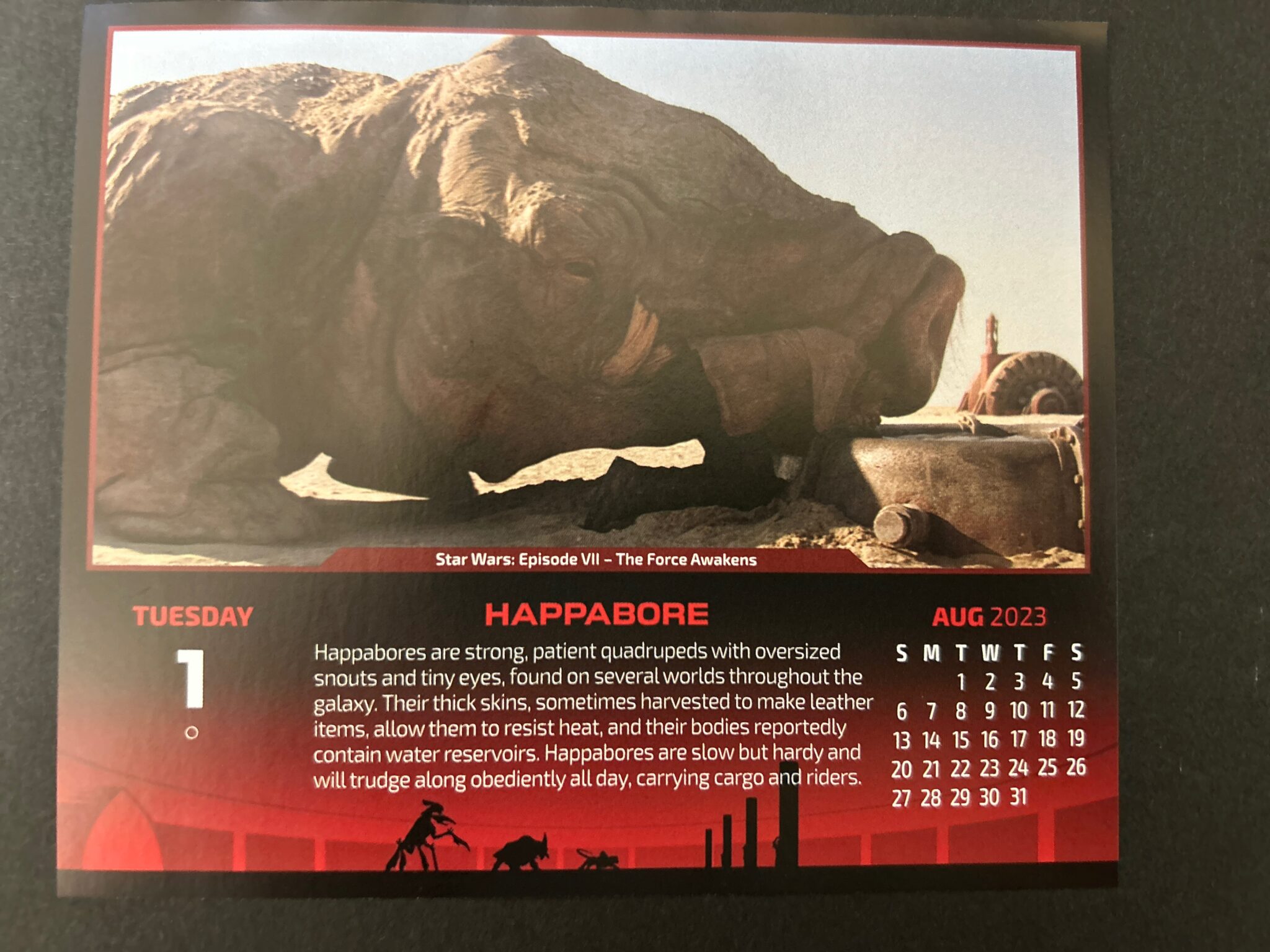 ハッパボア　Calendar 2023-08-01