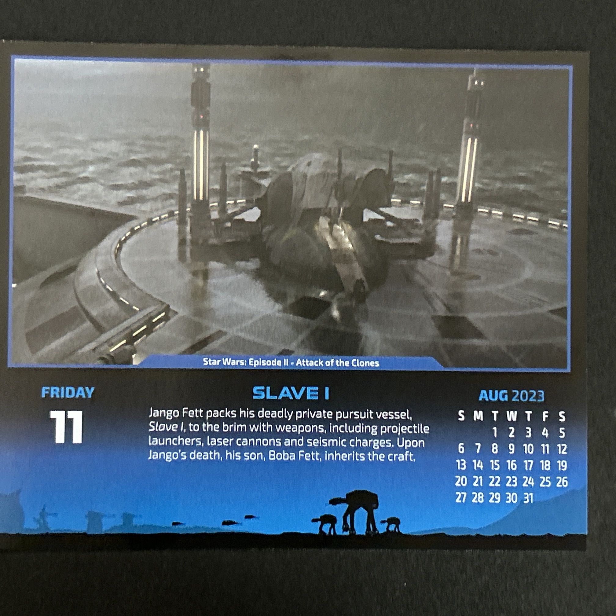 スレーヴI　Calendar 2023-08-11