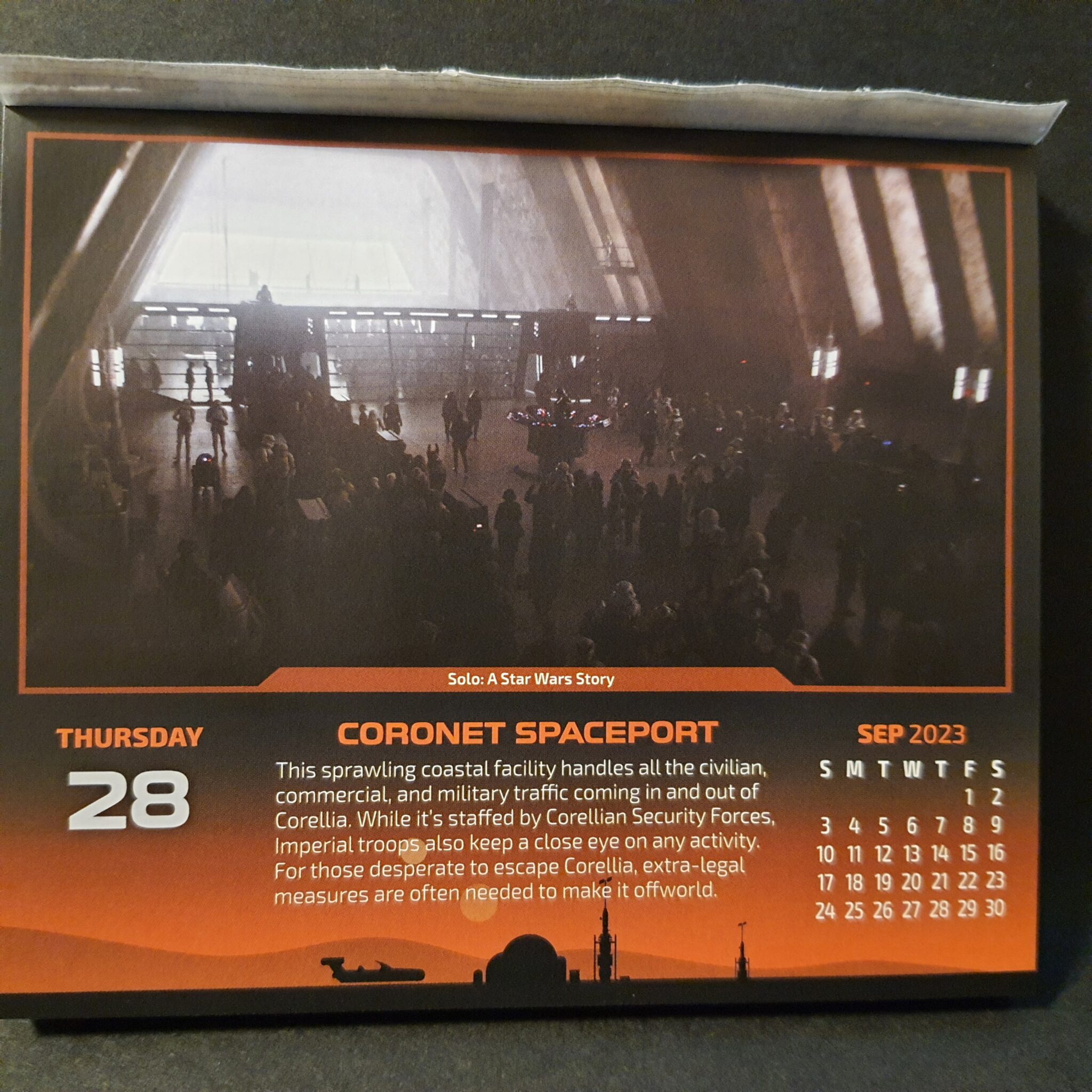 コロネット宇宙港　Calendar 2023-09-28