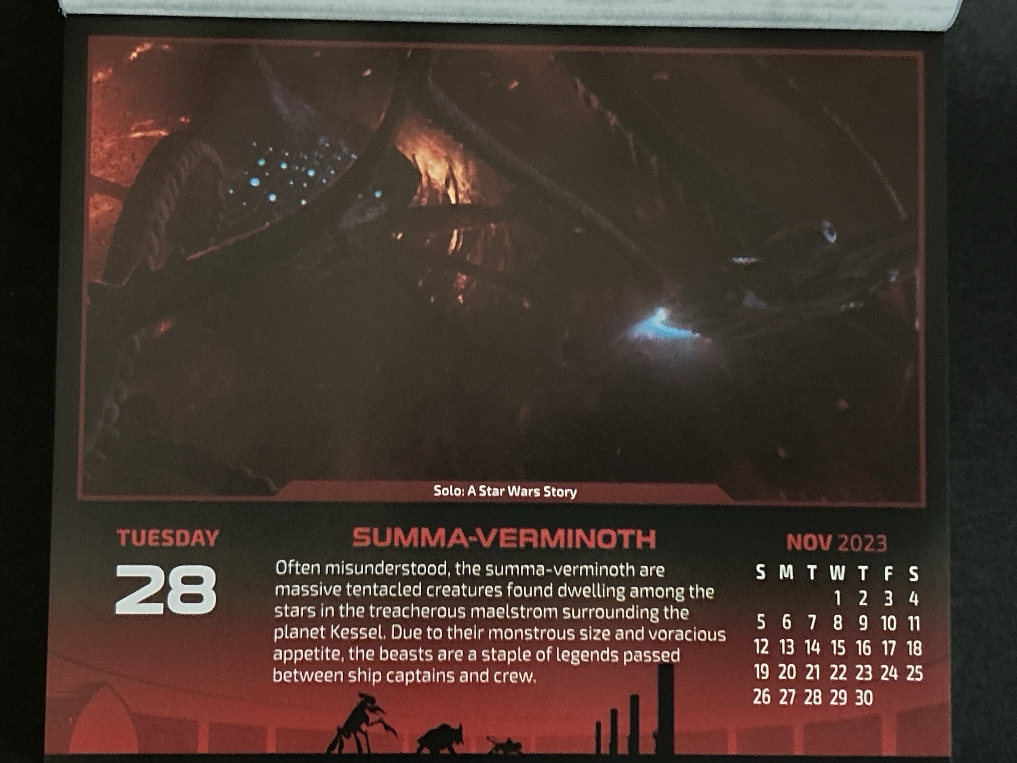 スマ＝ヴァーミノス　Calendar 2023-11-28